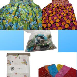 Fabric Craft Bundle Jewelry Fabric Bandanas Arts Creative